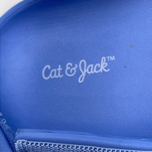 NWT Cat & Jack Toddler Footbed Slip-On Sandals - Blue Wynne, Size 12 - Picture 11 of 13